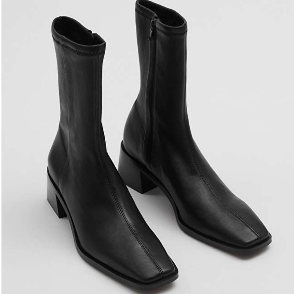 & Other Stories Leather Boots